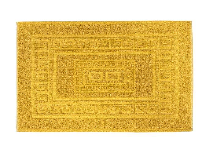 Tappeto Da Bagno Disegno Torino Colore Senape