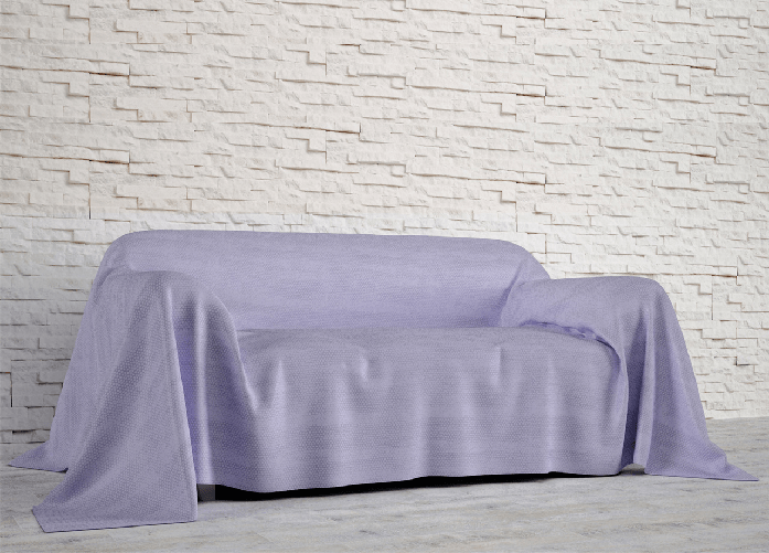 BIANCHERIAWEB Telo Arredo In Cotone Fantasia Bon Bon Colore Grigio,Misura Matrimoniale