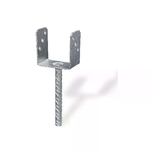 Masidef Supporto a "U" per pali 101 x 65 x 105 x 200 mm.