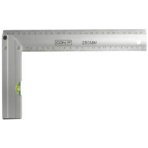 Masidef Squadra per falegname 250 mm. con livella