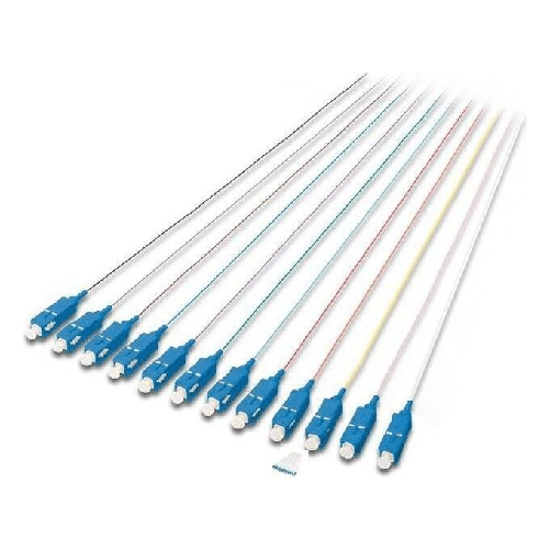 Digitus OS2 09/125 μ, 2m cavo a fibre ottiche SC Pigtail Multicolore