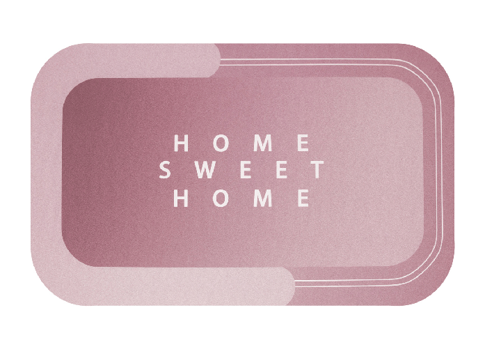 Tappeto Bagno Doccia Antiscivolo Assorbente Home Sweet Home
