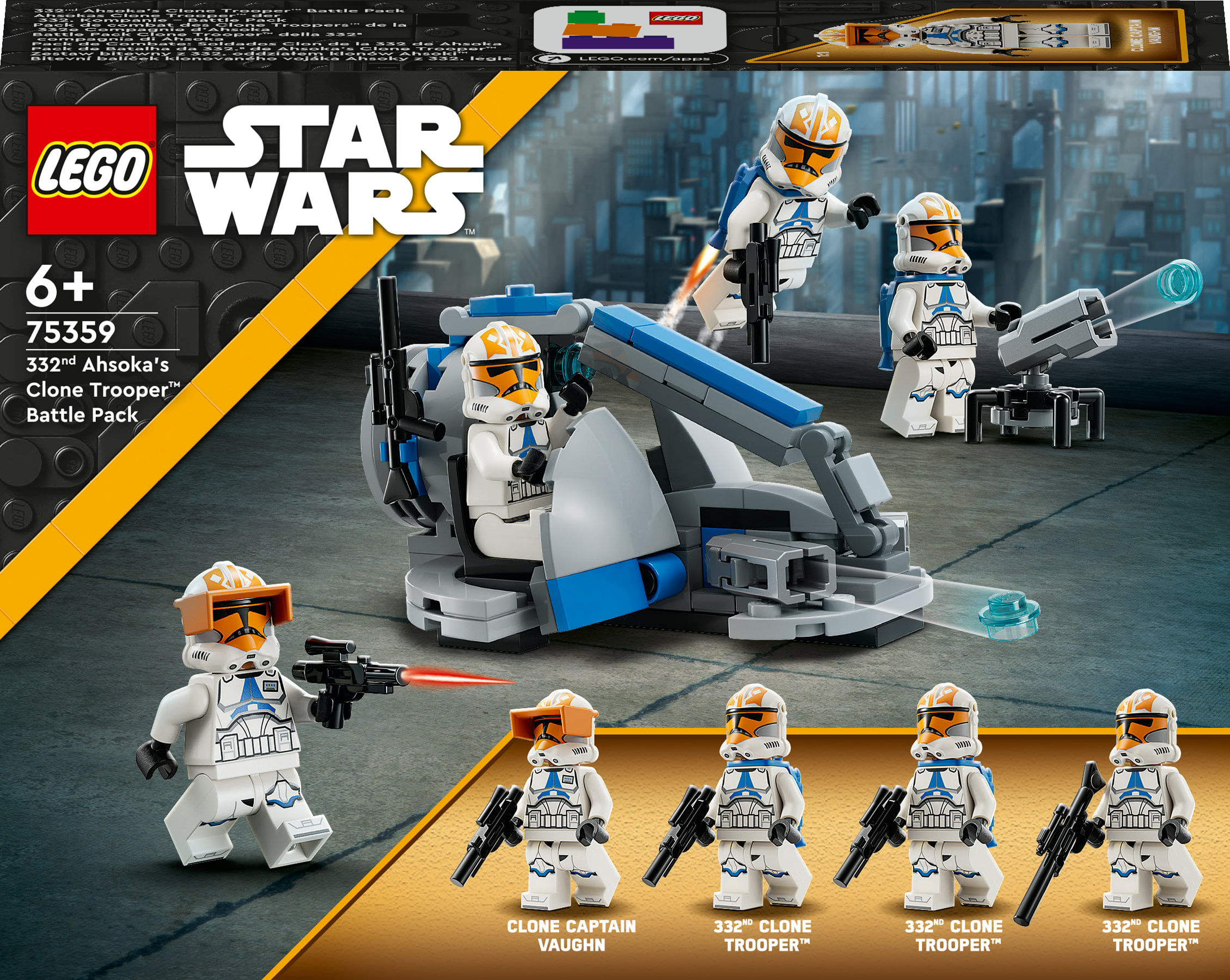 LEGO Star Wars 75359 Battle Pack Clone Trooper della 332a Compagnia di Ahsoka