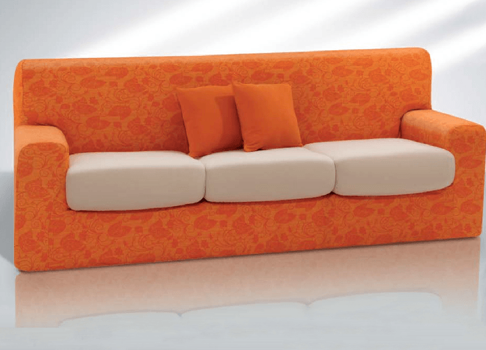 BIANCHERIAWEB Copridivano Sofa Cover In Fantasia Disegno RS Colore RS 100 Grigio,Misura 2 Posti
