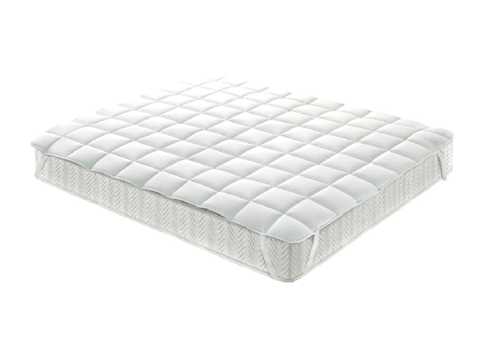 BIANCHERIAWEB Topper Coprimaterasso Imbottito Antibatterico Correttore Materasso Fresh Cotton Colore Topper,Misura Matrimoniale