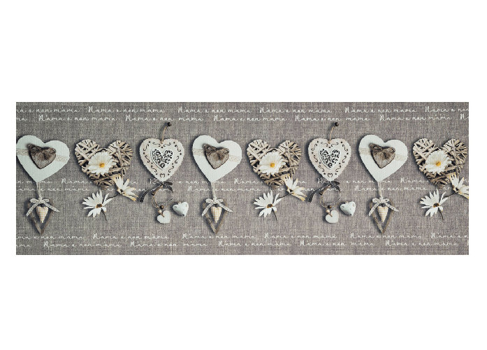 Tappeto Passatoia Antiscivolo Stampa Digitale Sprinty L'originale Dis. M'ama