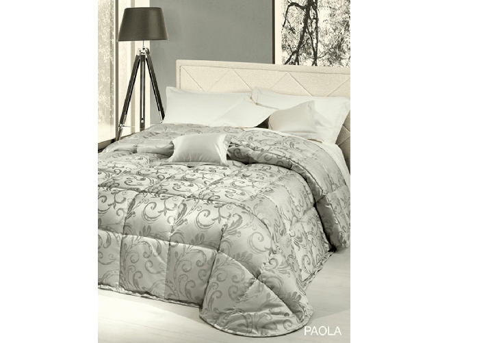 Trapunta Invernale Disegno Paola Imbottitura 50% Piumino 50% Piumette
