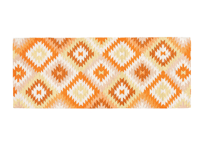 BIANCHERIAWEB Tappeto Arredo Antiscivolo Camera Salotto Disegno Astratto Geometrico Avana By Suardi Colore Arancio,Misura 175x240