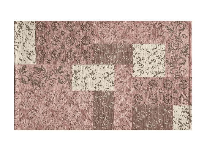 Tappeto Velour Antiscivolo Da Camera E Salotto Disegno Saturno Cipria By Suardi