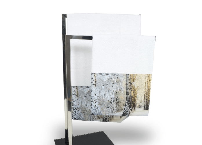 Set Asciugamani E Teli Bagno In Stampa Digitale Linea Natural Life Dis. Inverno 22