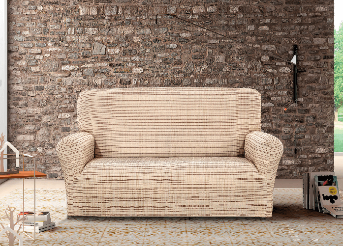 Copridivano Sofà Poltrona Elasticizzato Protezione Tessuto Jacquard Modello Fanny