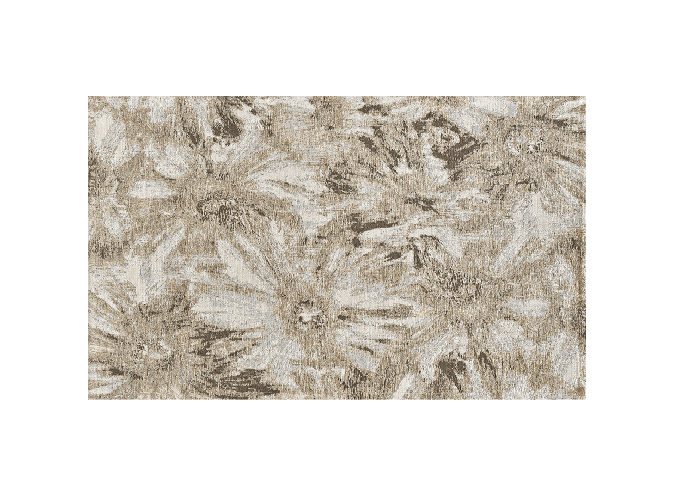 BIANCHERIAWEB Tappeto Salotto Velour Antiscivolo Dis Fior Di Loto Colore Tortora Suardi Colore Tortora,Misura 140x200