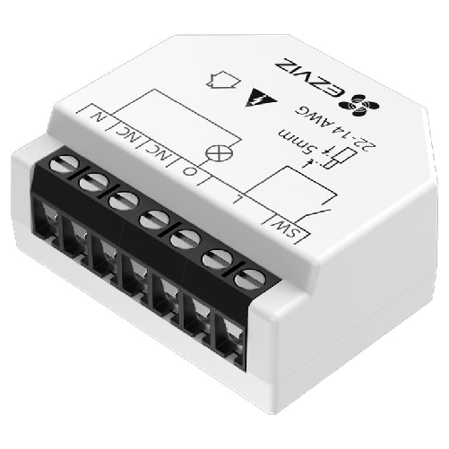 Ezviz t35wd - rele'' wi-fi 1 canale - contatto pulito - timer ed automazioni
