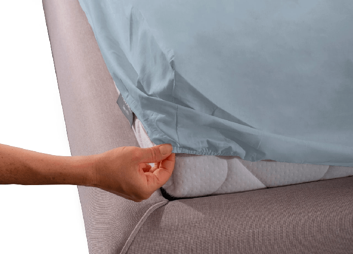 BIANCHERIAWEB Lenzuolo Sotto Angoli Camper Roulotte 100% Cotone Tinta Unita PERSONALIZZABILE Colore Azzurro,Misura Matrimoniale