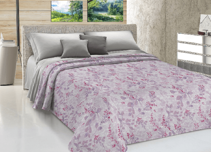 Copriletto Piquet Primavera Estate 100% Cotone Sofia Disegno Vittoria