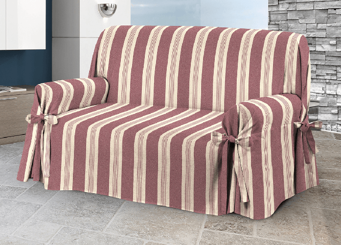 Copridivano Fodera Telo Protezione Divano Con Laccetti Fiocco Disegno Grancasa