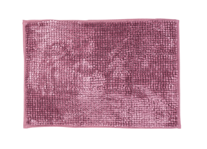 BIANCHERIAWEB Tappeto Shaggy Bagno E Cucina Retro Antiscivolo In Microfibra Perla Rosa Antico Colore Rosa,Misura 60x120