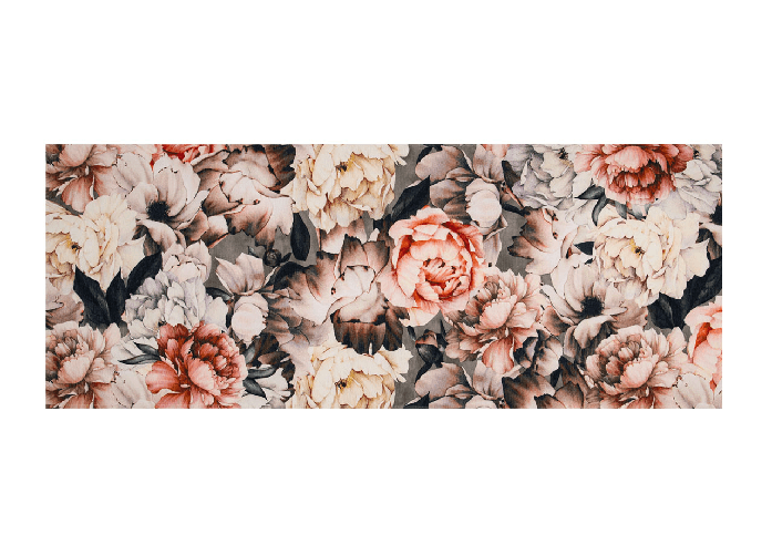 Tappeto Cucina Antiscivolo Stampa Digitale Emozioni Fantasie Floreali Varie