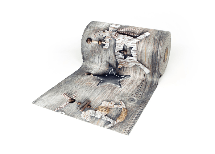 Tappeto Passatoia Antiscivolo Con Stampa Digitale Dis. Alce Natale