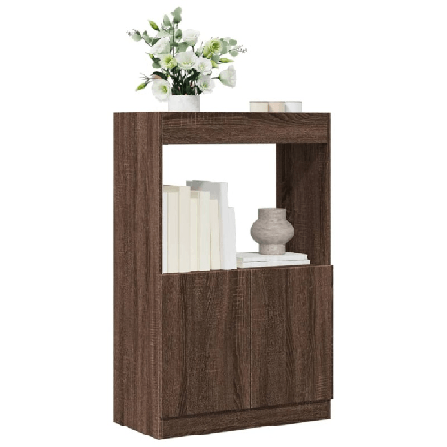 VidaXL Credenza Rovere Marrone 63x33x100 cm in Truciolato