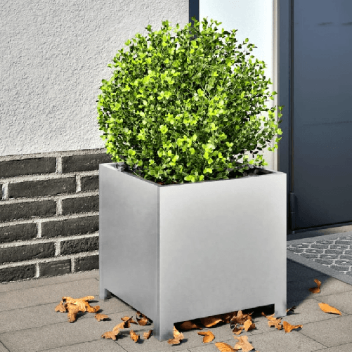 VidaXL Fioriera da Giardino 40x40x40 cm in Acciaio Zincato