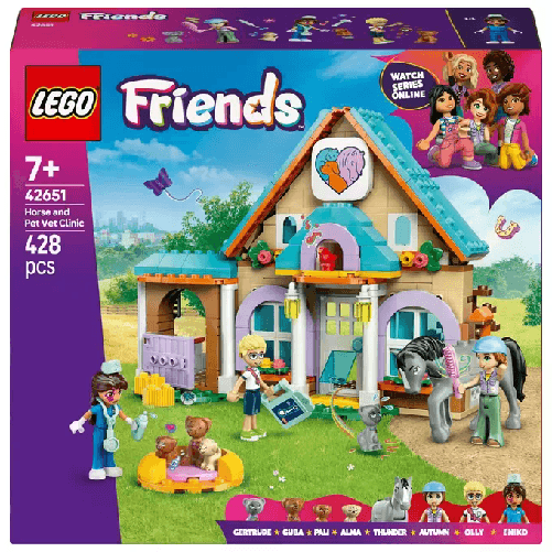 LEGO Friends Cavallo e Clinica Veterinaria Giochi Creativi per le Abilita' Sociali e Cura degli