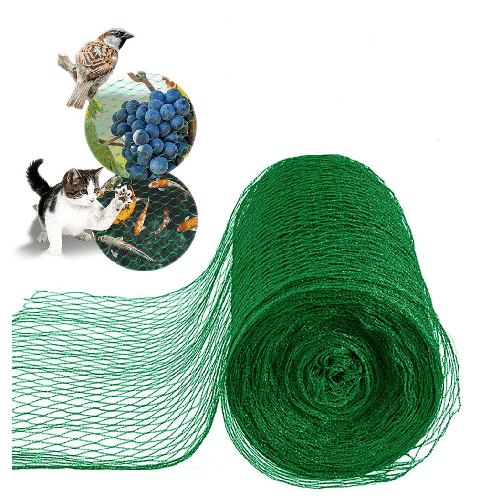 TrAdE Shop Traesio-Set 2pz Rete In Polietilene Anti Animali Maglia 1.5x10mt Verde Protezione Piante Orto 134614 -