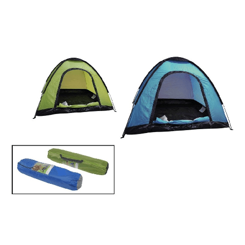 TrAdE Shop Traesio-Tenda Da Campeggio Escursionismo 200x110x100cm Con Borsa Trasporto Portatile 206402 -