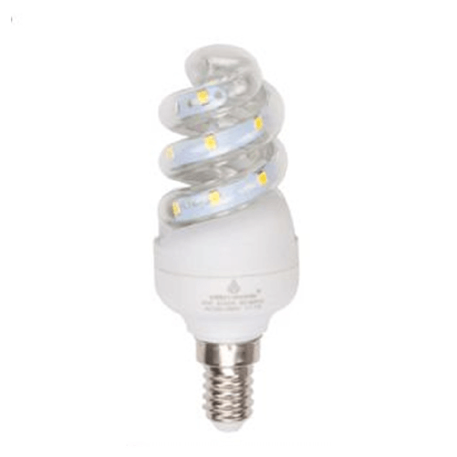 Trade Shop Traesio-lampadina Led 3w E14 285 Lm Spirale Luce Calda 3000k Naturale 4000k Fredda 6500k - Colore Bianco Naturale,Tonalità luce Bianco Natu
