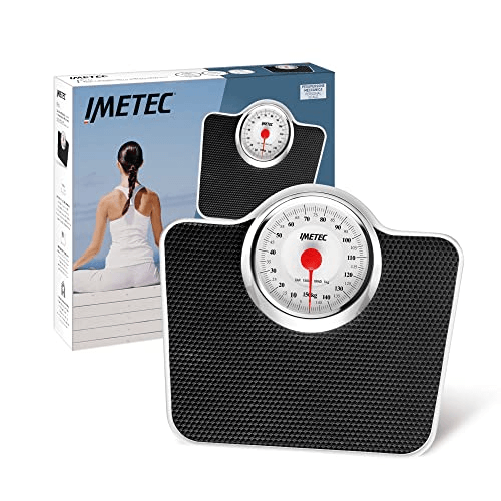 Imetec Pro Bilancia Pesapersone Meccanica con Pedana Antiscivolo