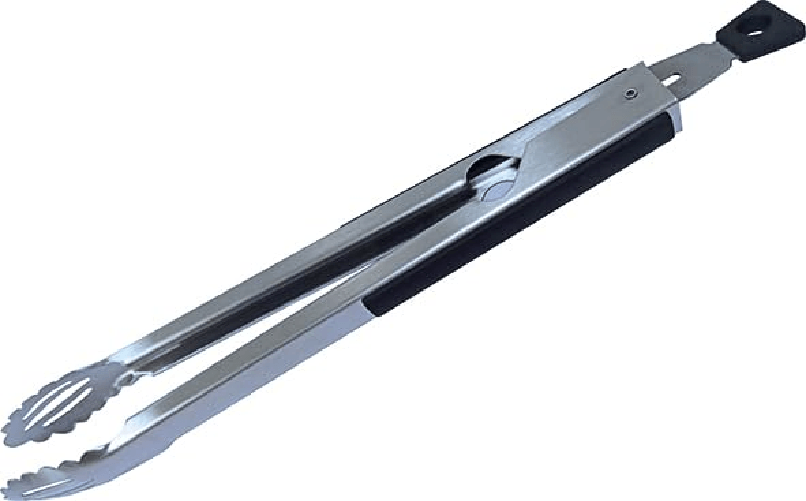 Sandrigarden Pinza per Barbecue Inox con Blocco 46cm