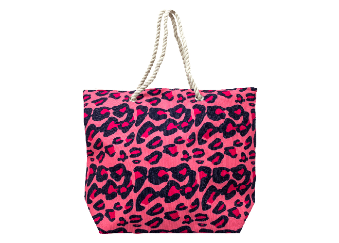 BIANCHERIAWEB Borsa Mare Spiaggia Piscina Borsone Grande Tasca Portaoggetti Mod Campeche Misura Borsa,Colore Fucsia