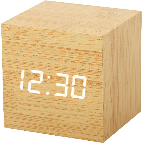 Lowell Jd-9537 Sveglia Digitale Led in Legno Color Legno