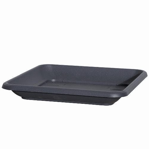 VIGOR-BLINKY Vigor Sottovaso per Vasi Quadri Art.631 Antracite 30x30cm