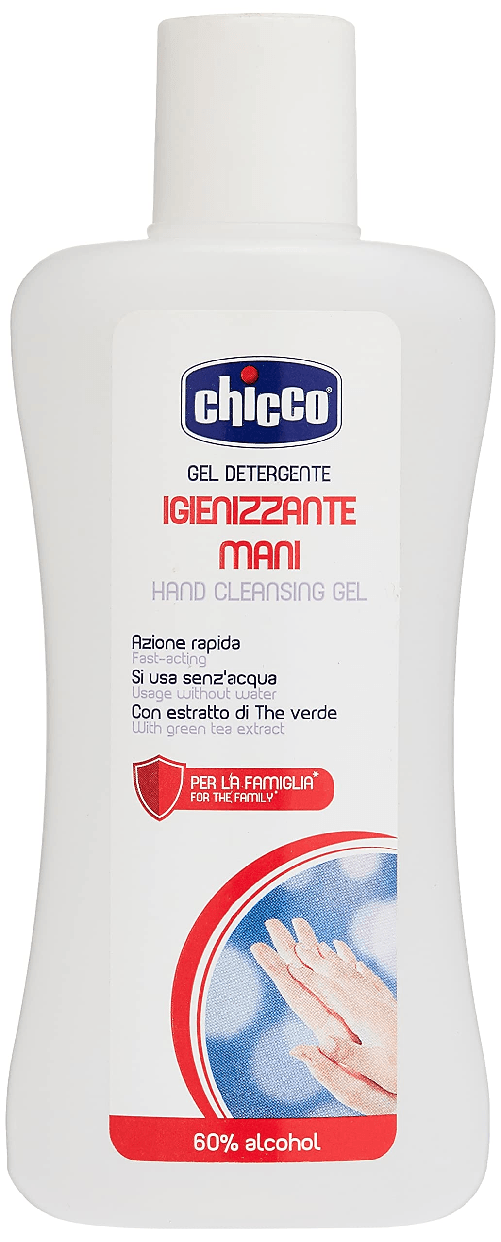 Chicco Gel Igienizzante Mani 10637 Detergente Sicuro e Puro per Bambini e Adulti