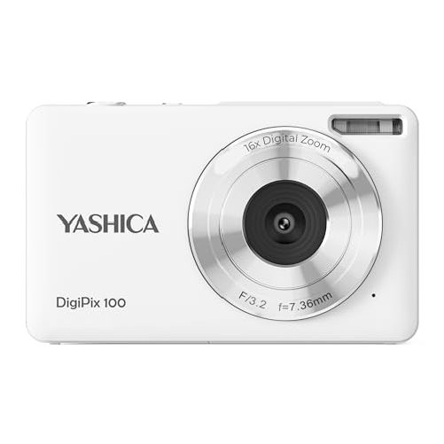 Yashica DigiPix 100 Fotocamera compatta 44 MP Bianco YASHICA DigiPix 100 - Fotocamera Digitale Bianco