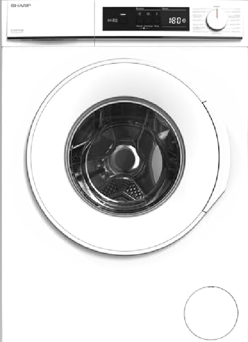 Sharp ES-NFA7121WD - Lavatrice 7 Kg, Classe D, 1200 giri