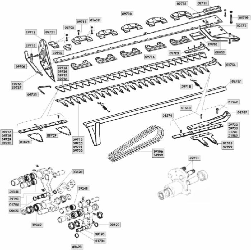Ama Asta forata 24 sezioni 12 denti adattabile a Gribaldi & Salvia riferimento 017B/182