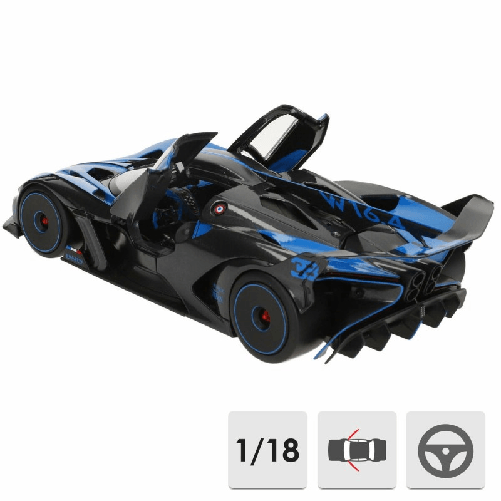 BBURAGO Bugatti Bolide Modello supercar Preassemblato 1:18 Bburago Macchina Bburago GT Bugatti Bolide 1:18