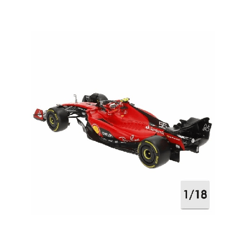 BBURAGO Ferrari F1 #55 Carlos Sainz SF-23 F1 Modello auto sportiva Preassemblato 1:18 Bburago Macchina Bburago Ferrari F1 Racing SF23 55 C 1:18