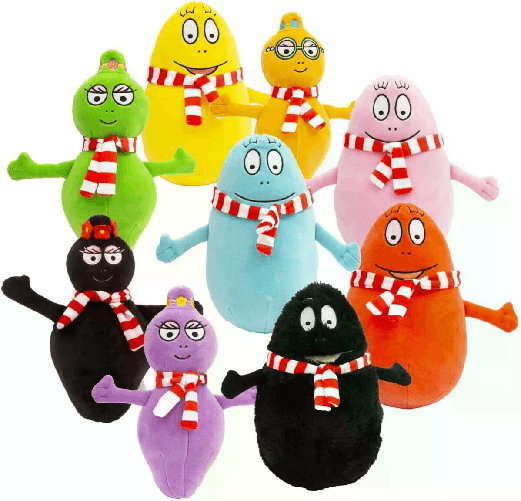 GIOCHI PREZIOSI BARBAPAPÀ PELUCHE SCIARPA VENDITA UNITARIA CASUALE