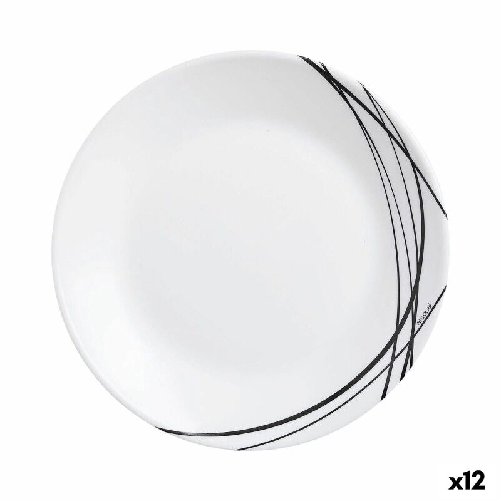 Arcopal Piatto da Dolce Arcopal Domitille Bicolore Vetro (Ø 18 cm) (12 Unità)