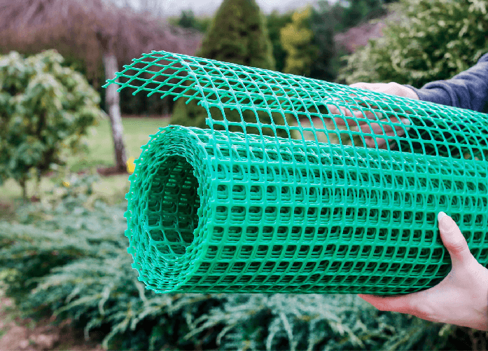 BIANCHERIAWEB Rotolo 5mt Rete Metallica Outdoor Da Esterno Per Recinzioni Elettrosaldata Verde Colore 20x20,Misura 5mt