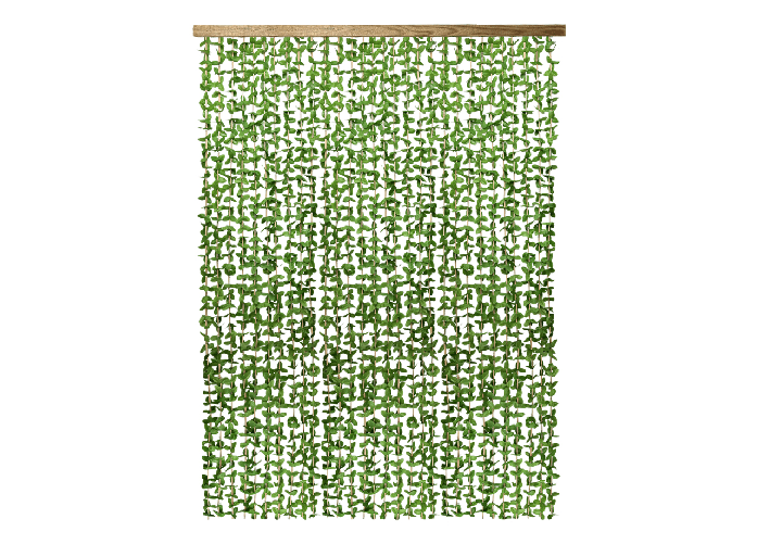 BIANCHERIAWEB Tenda Antimosca Con Foglie Antirumore Caduta Pannello Porta Finestra Casa Amazzonia Colore Amazzonia,Misura 120x230