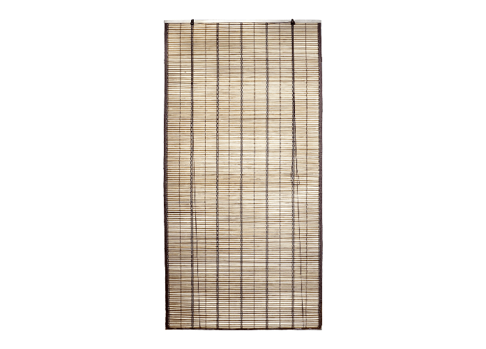 BIANCHERIAWEB Tenda A Rullo Tapparella Bamboo A Caduta Pannello Porta Finestra Modello Oxaka Colore Naturale,Misura 100x160