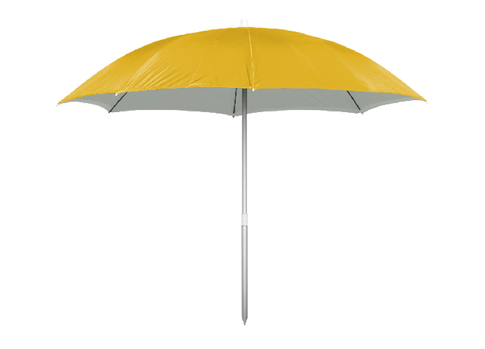 BIANCHERIAWEB Ombrellone Spiaggia Mare Portatile Palo Reclinabile Tinta Unita Modello Puffy Misura Ombrellone,Colore Giallo