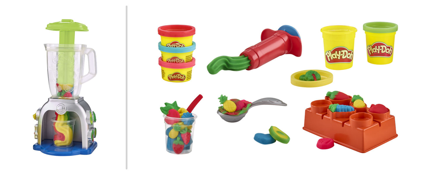 Hasbro Play-Doh Kitchen Creations Magici Frullati, playset con frullatore giocattolo