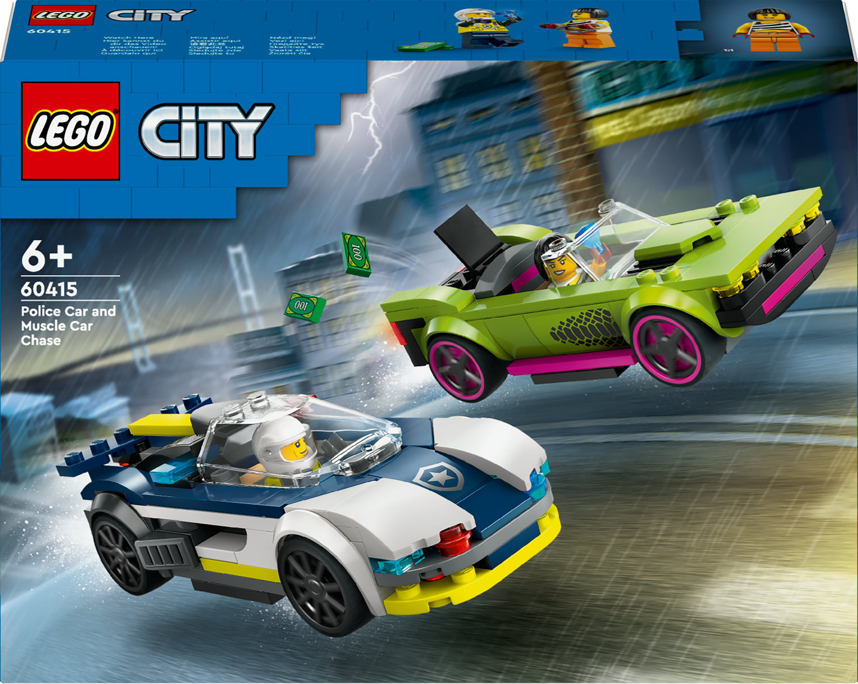 LEGO Inseguimento della macchina da corsa
