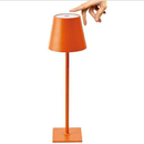 ROBERTAGOR LAMPADA TAVOLO TOUCH LED MODERNA RICARICABILE BAR HOTEL RISTORANTE ARANCIONE 305