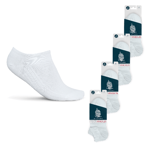 Marina Yachting Pack 12 Paia Fantasmini Uomo MARINA YACHTING Cotone Colore Bianco,Taglia 43 / 46